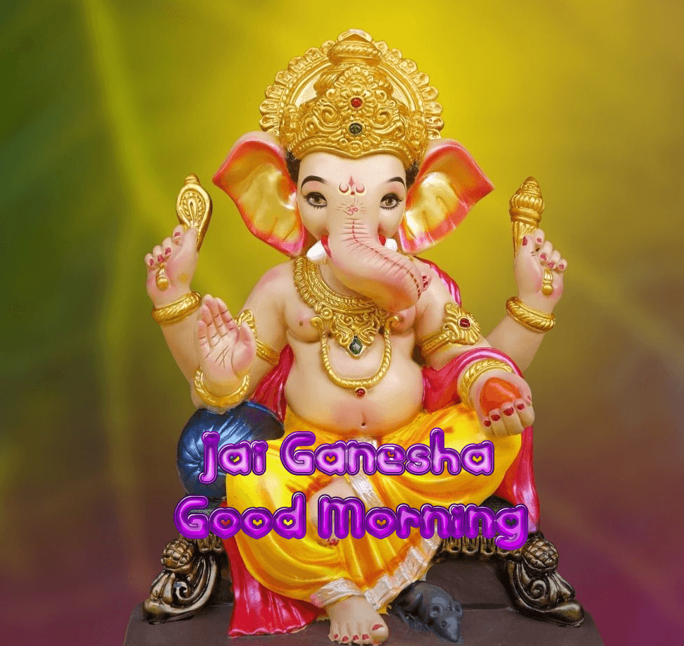 Good Morning Ganesha Nice Elegant